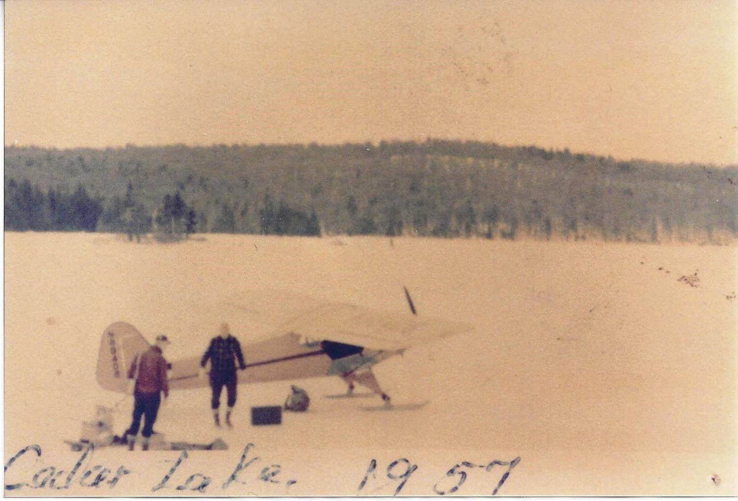 Seaplane on Cedar Lake in 1957