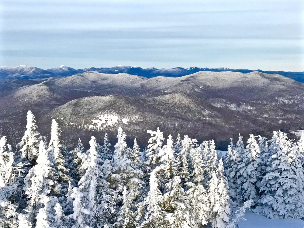 Adirondack Land Covered in Snow | The White World of Blue Mtn.