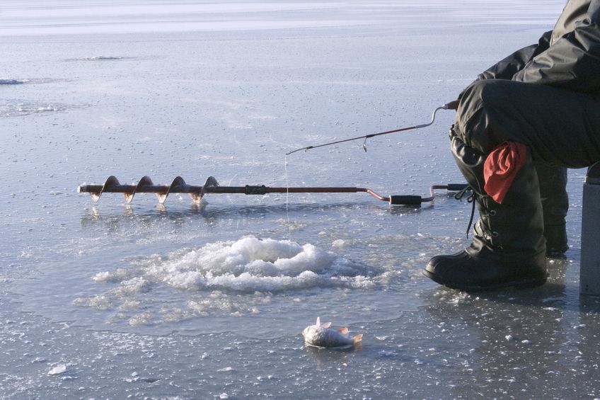 ice fishing