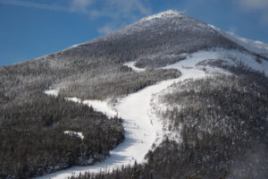 sports competition skiing slopes on mt Whiteface at Lake Placid