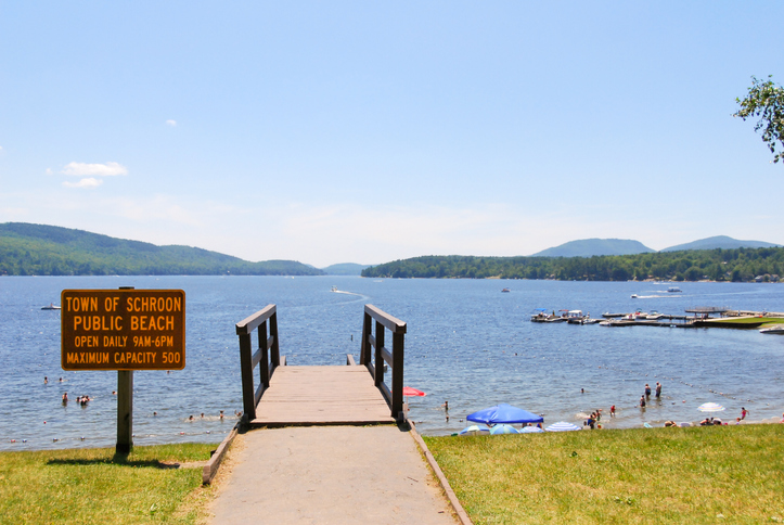 schroon lake beacch