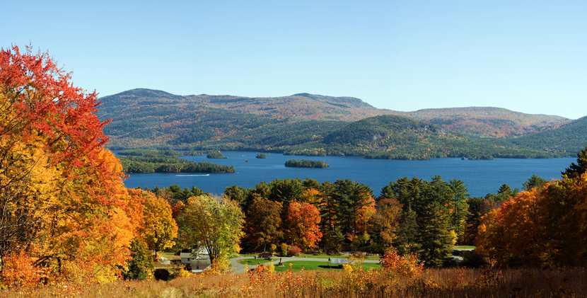 lake george autumn